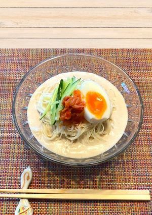 超濃厚！コングクス風　豆乳そうめん-レシピのメイン写真