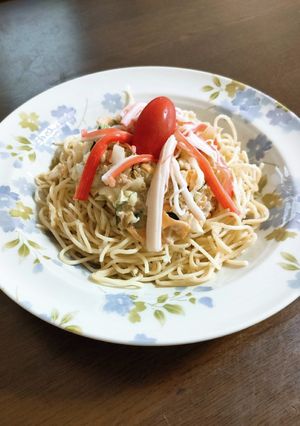 コールスローの冷製ツナパスタ-レシピのメイン写真