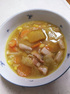 野菜たっぷりかぼちゃのスープ-レシピのメイン写真