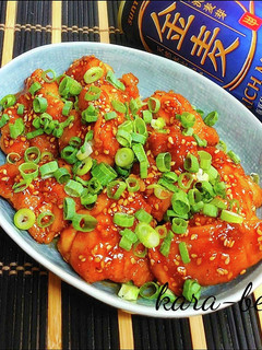 ピリ辛が最高!胡麻まみれコチュ照りチキン-レシピのメイン写真