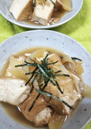 厚揚げの生姜煮-レシピのメイン写真