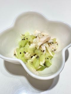 鶏ささみのキウイ和え-レシピのメイン写真