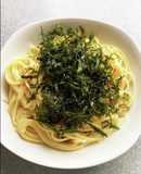 まぜるだけパスタ★海苔バター牡蠣しょう油