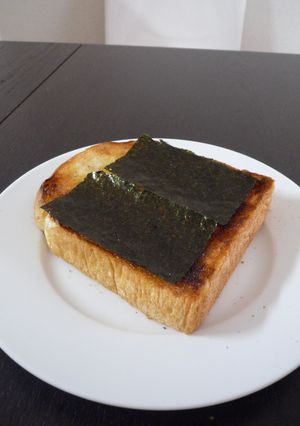 絶対ハマル！簡単海苔トースト。-レシピのメイン写真