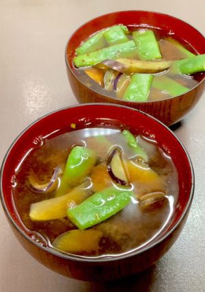 なすといえばコレ　なすの味噌汁-レシピのメイン写真