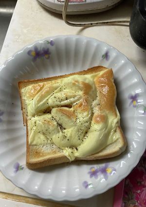 ピーチピザ風オガタトースト-レシピのメイン写真