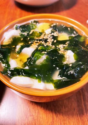 即席わかめ豆腐スープ-レシピのメイン写真