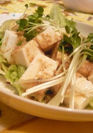 豆腐サラダのためのドレッシング♪-レシピのメイン写真