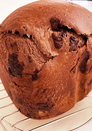 HB♡簡単♡しっとり♡チョコレート食パン-レシピのメイン写真