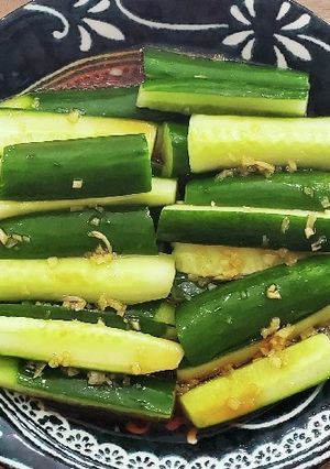 《即席☆きゅうり》酢醤油&にんにく味 ♪-レシピのメイン写真