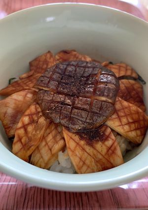 【小丼】エリンギ蒲焼き丼-レシピのメイン写真
