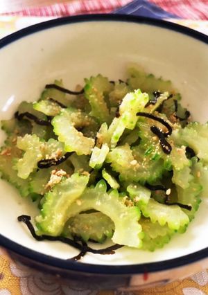 ゴーヤと塩昆布のおひたし-レシピのメイン写真