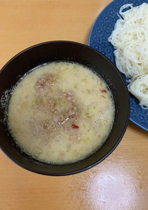 お手軽！素麺の坦々麺風-レシピのメイン写真