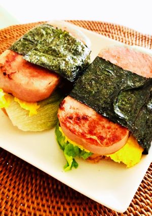糖質オフ☆スパムむすび風サンド♪-レシピのメイン写真