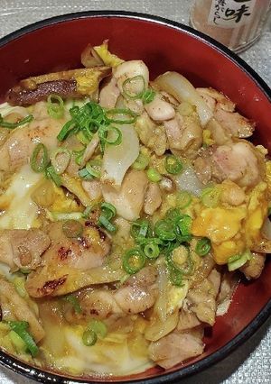 焼肉のタレで親子丼！-レシピのメイン写真