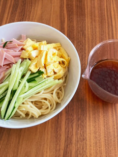 パスタで冷やし中華風-レシピのメイン写真