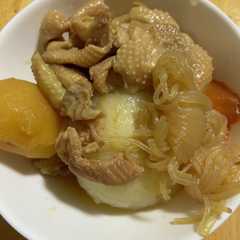 鶏皮煮込み-レシピのメイン写真