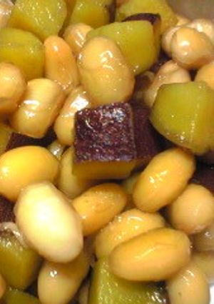 コロコロ☆大豆とさつまいもの甘煮-レシピのメイン写真