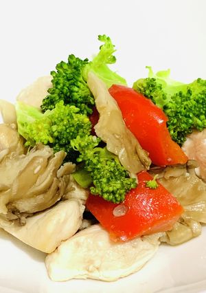 お手軽！鶏むね肉のガーリックバター炒め-レシピのメイン写真