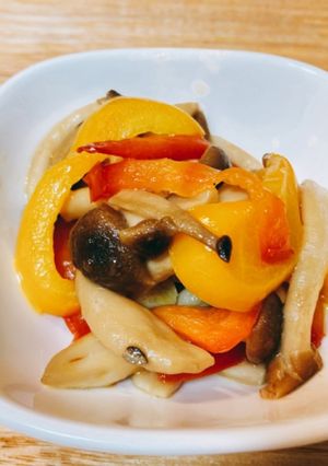 超簡単　しめじとパプリカのマリネ-レシピのメイン写真