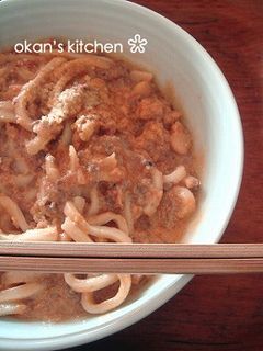とろりん豆乳ミートうどん@簡単ランチ-レシピのメイン写真