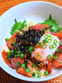 韓国風✿マグロのちょい辛漬け丼-レシピのメイン写真