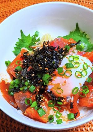 韓国風✿マグロのちょい辛漬け丼-レシピのメイン写真