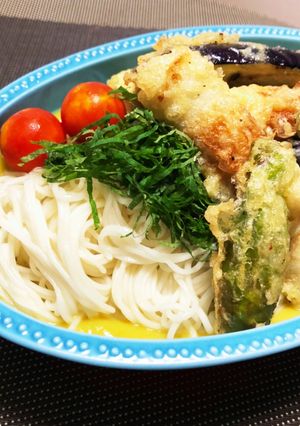 カボチャのポタージュの素麺つゆ-レシピのメイン写真