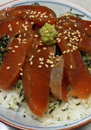サーモン漬け丼-レシピのメイン写真