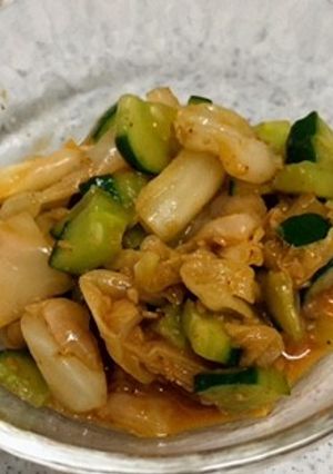 ピリ辛キャベツときゅうり-レシピのメイン写真