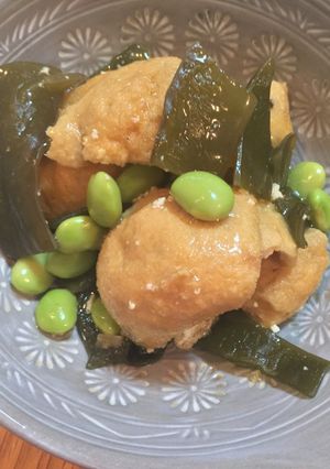 茎わかめとがんものだしとろみ煮-レシピのメイン写真