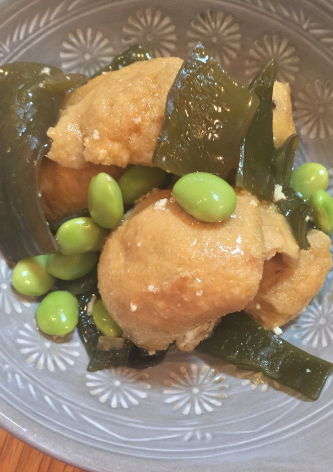 茎わかめとがんものだしとろみ煮-レシピのメイン写真