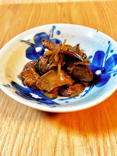 生姜たっぷり!鶏レバー 甘辛煮-レシピのメイン写真
