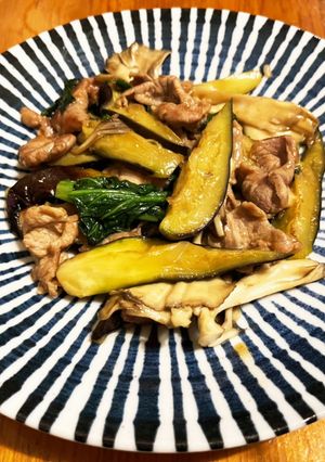 豚肉と茄子のオイスターソース炒め-レシピのメイン写真