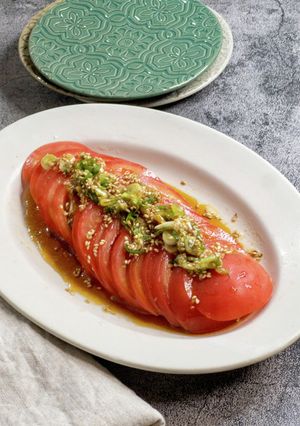 トマトの香味だれ-レシピのメイン写真