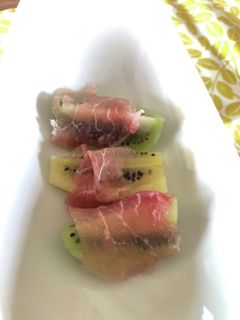 生ハムキウイ-レシピのメイン写真