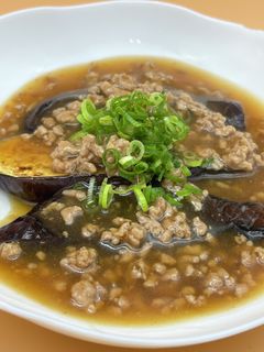焼きなすの生姜風味豚ひき肉あんかけ-レシピのメイン写真