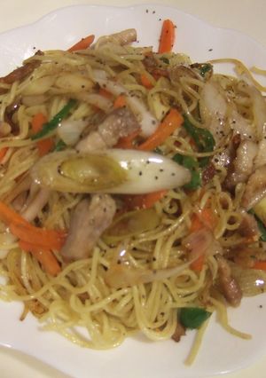 塩豚で塩焼きそば-レシピのメイン写真