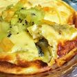 キウイとオレンジピールのクラフティ☆