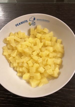 揚げないレンチン塩味ポテト-レシピのメイン写真