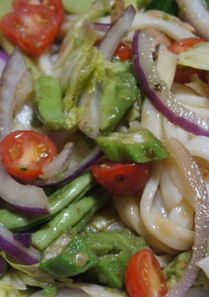 サラダうどん-レシピのメイン写真