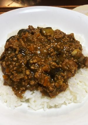 ナス入りキーマカレー-レシピのメイン写真