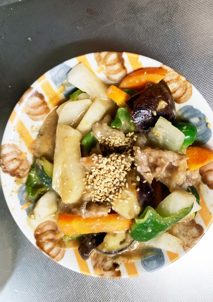コク旨中濃ソース炒味豚こま大根青椒肉絲風-レシピのメイン写真
