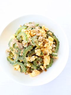 苦味を減らして【ゴーヤと卵の焼たれ炒め】-レシピのメイン写真