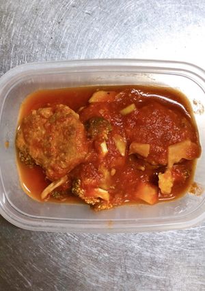 オ31.鶏ムネ肉のトマトソース煮-レシピのメイン写真