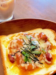 チキンピザトースト-レシピのメイン写真