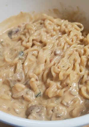豆乳で!辛ラーメン-レシピのメイン写真