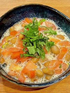 食欲なくてもスルッとさわやかトマト納豆-レシピのメイン写真