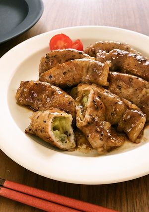 肉巻きキウイのバルサミコソテー-レシピのメイン写真