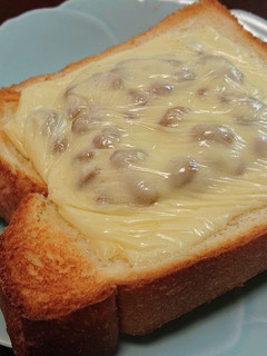 臭いオフ!チーズ納豆トースト-レシピのメイン写真